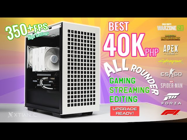 BEST 40K Budget ALL Rounder Gaming, Streaming & 4K Editing PC Build 2023 I Tested in 8 Games [Ph]