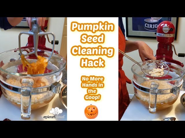 Clean Your Pumpkin Seeds With Your Stand Mixer