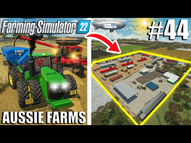 I spent $4.819.375 Turning FLAT LAND into 6000 PIGS FARM | Aussie Farms #44 | Farming Simulator 22