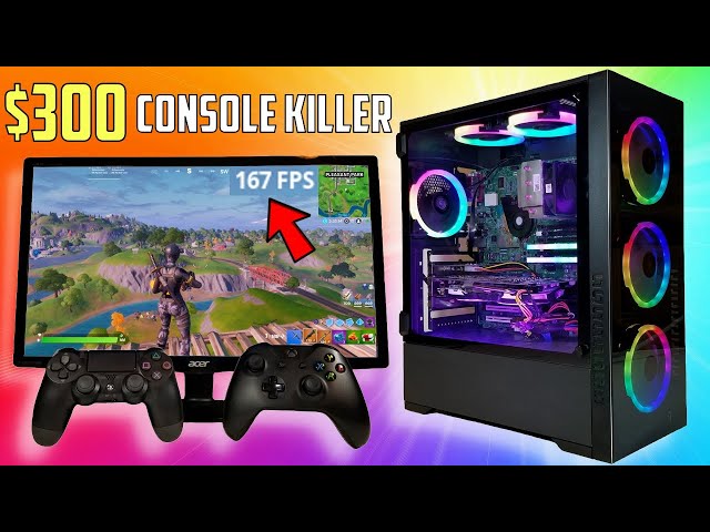 This $300 Budget Gaming PC is INSANE | FORTNITE WARZONE | CONSOLE KILLER | XEON x58 RX 580