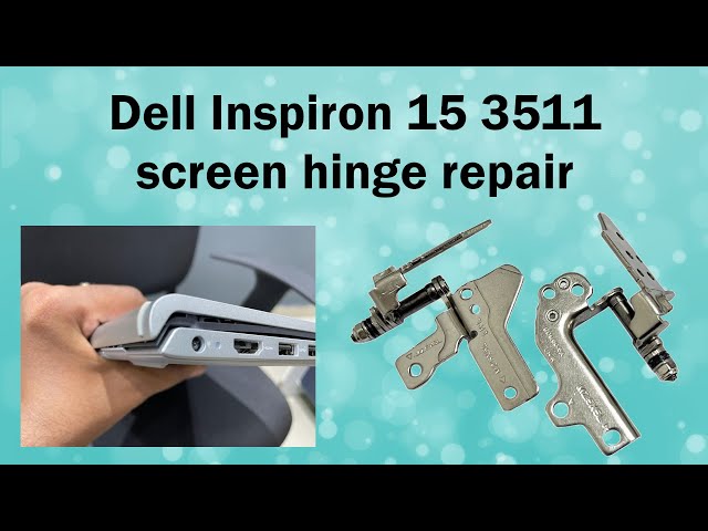 Dell Inspiron 15 3511 screen hinge repair using R-Kem 2 bonded anchor