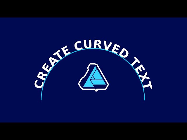 How To Curve Text with Affinity Designer