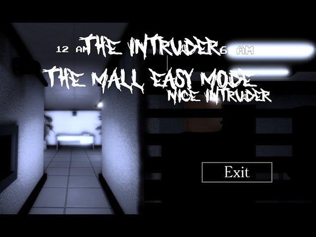 The Intruder - The Mall - Easy Mode | Full Walkthrough - Roblox