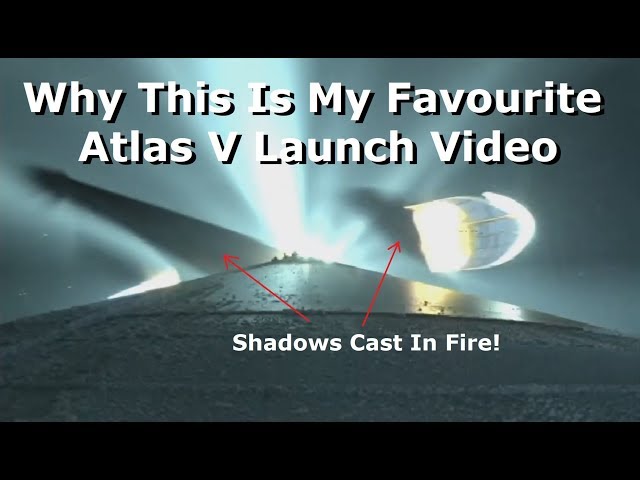 The Spectacular Launch of AEHF-5 - Shadows on Rocket Flames