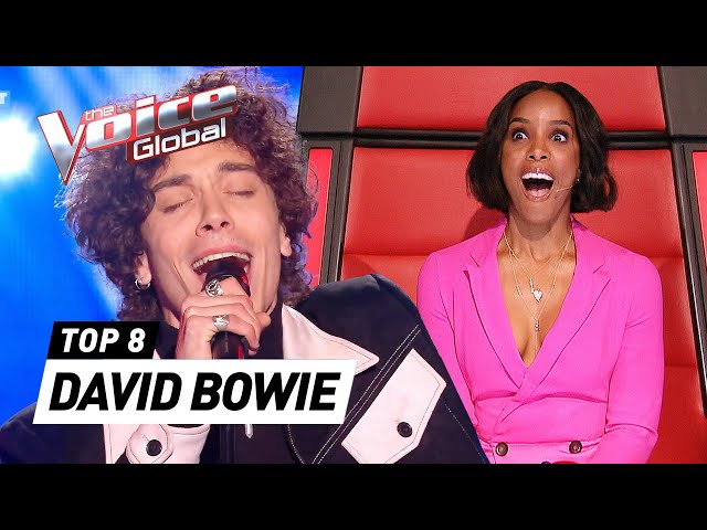 Phenomenal DAVID BOWIE Blind Auditions on The Voice