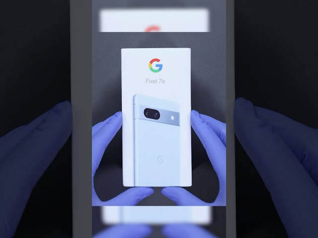 Google Pixel 7a Unboxing - ASMR #shorts #unboxing #asmr #google