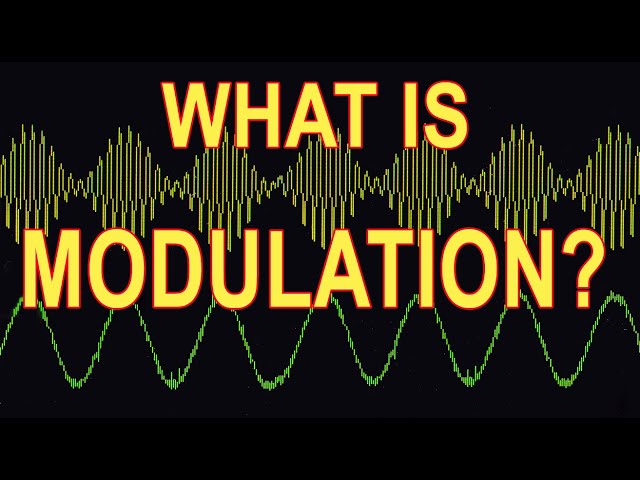 modulation explained, with demonstrations of FM and AM.