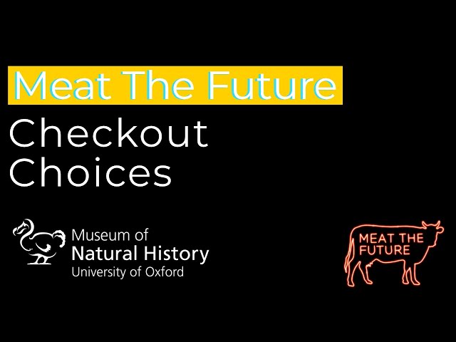 Meat the Future: Checkout Choices (Dr Brian Cook and Dr Rachel Pechey)