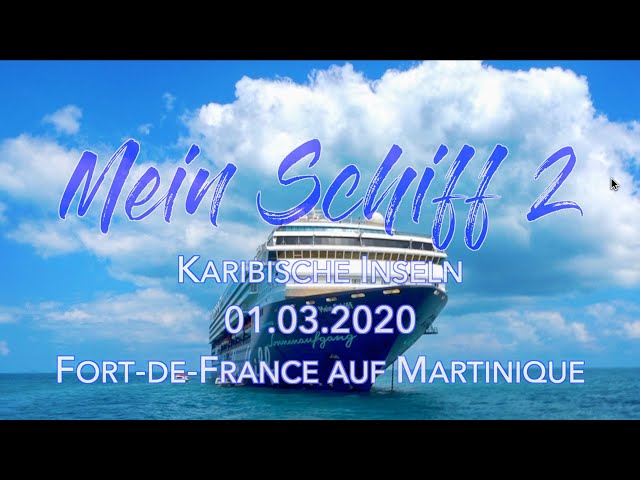Kreuzfahrt - Karibische Inseln - Martinique  #MeinSchiff