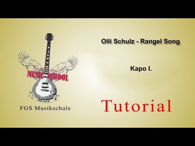Olli Schulz/Circus HalliGalli - Rangel Song Guitar Lesson/Tutorial/Chords