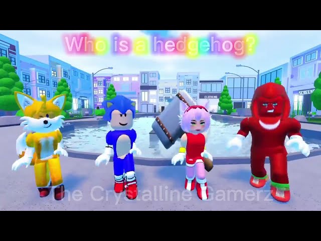 SONIC CHARACTERS DID THIS TREND | Roblox Trend