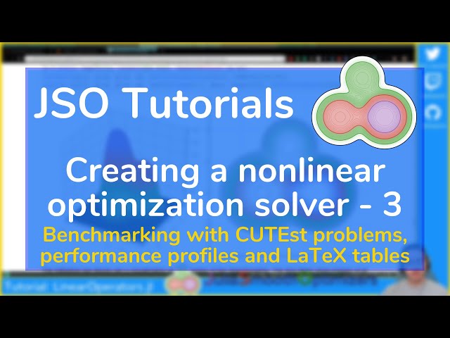 Julia tutorial on creating a nonlinear optimization solver with JuliaSmoothOptimizers - part 3
