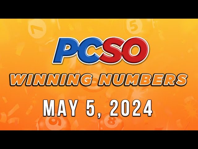 P49M Jackpot Ultra Lotto 6/58, 2D, 3D, and Superlotto 6/49 | May 5, 2024