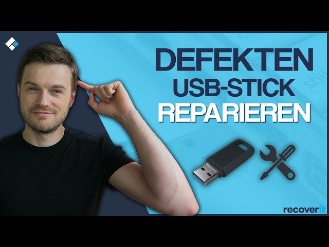 Defekten USB-Stick reparieren - So geht's