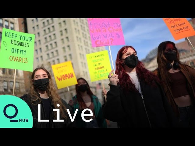 LIVE: Abortion Protesters Rally for Reproductive Rights in New York