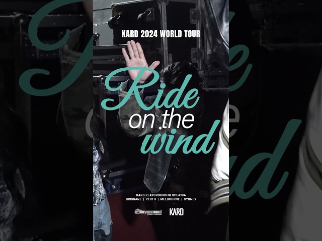 KARD - Ride on the wind | @KARD WORLD TOUR 〈PLAYGROUND〉 in OCEANIA #KARD #카드