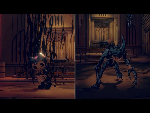 Bendy Transforms Reveals Himself To Be Ink Demon Scene - Bendy And The Dark Revival (2022)