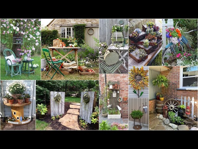150+ Viewers Choice Rustic Gardens Decoration Ideas! Vintage Garden Ideas