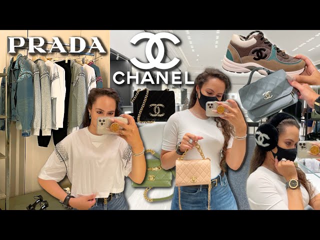 Come with me to CHANEL (+ EXCLUSIVE Prada!) Luxury Shopping Vlog 2021