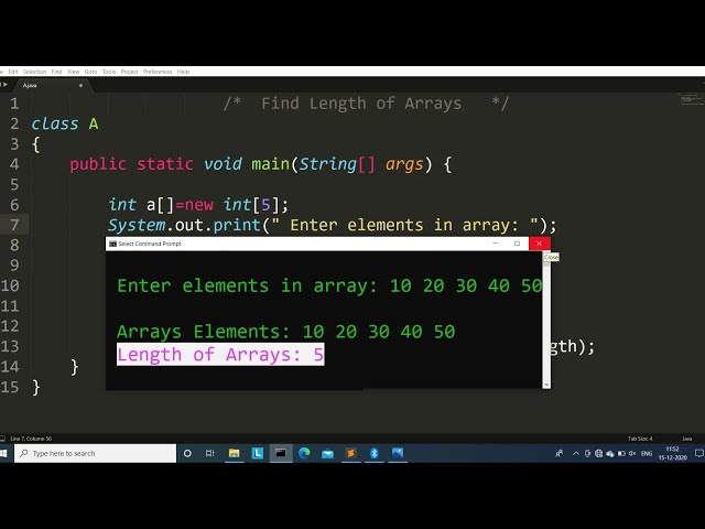Java program to find length of array | Learn Coding