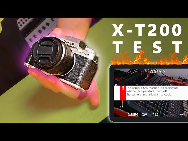 Fujifilm X-T200 OVERHEATING TEST