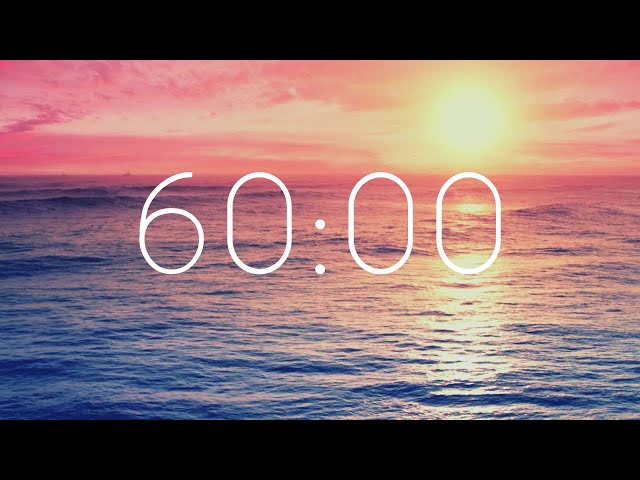 60 Minute Timer - Calm Ambient Music ⌚️🎹
