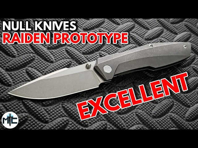 Null Knives Raiden Prototype Folding Knife - Overview and Review