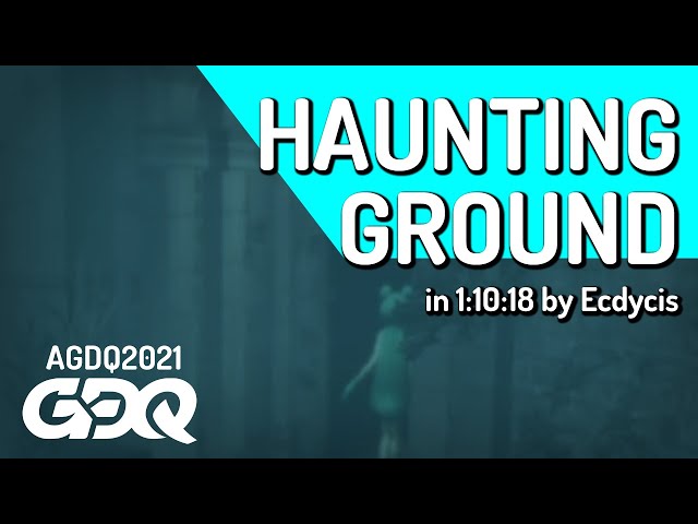 Haunting Ground by Ecdycis in 1:10:18 - Awesome Games Done Quick 2021 Online
