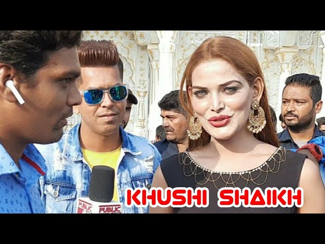 Again Khushi Shaikh coming on public live news Exclusive interview