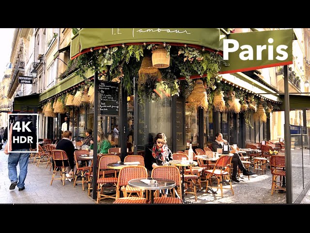 Paris France, HDR walking in Paris - Spring 2023 Paris - 4K HDR 60 fps