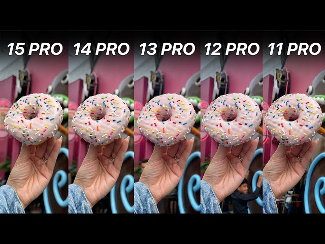 iPhone 15 Pro Camera Test vs 14 Pro vs 13 Pro vs 12 Pro vs 11 Pro!