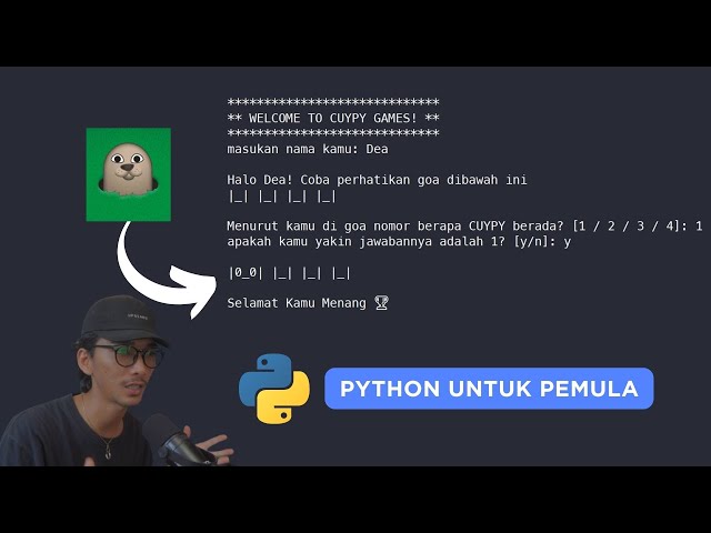 SESI 2: Belajar Python | Fundamental Logika