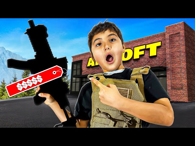 Airsoft Shopping Challenge Almost Gone WRONG!