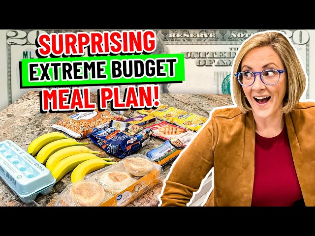 The EASIEST Extreme Budget Meal Plan to Tame the Grocery Budget