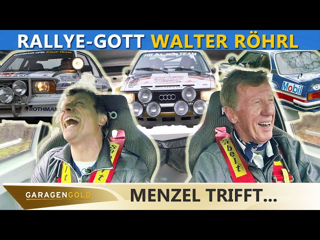 Menzel trifft ... Walter Röhrl - quer unterwegs mit der Rallye-Legende | Garagengold