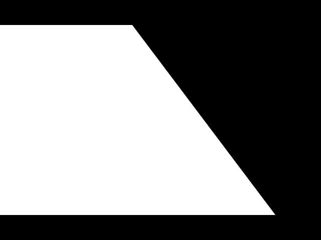 Diagonal Matte Transition (Black Screen)