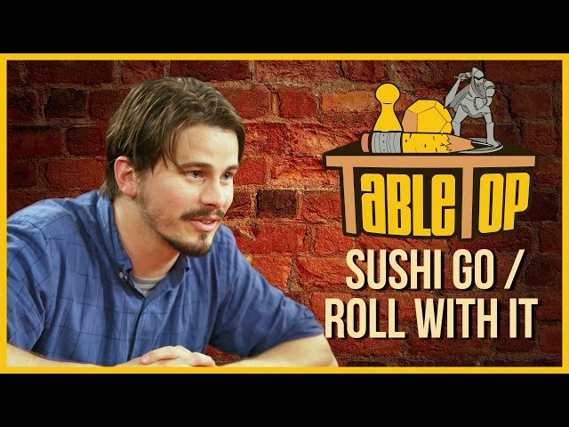 Sushi Go & Roll For It: TABLETOP with Jason Ritter, Jennifer Hale, & John Ross Bowie