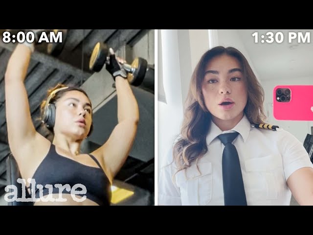An Airline Pilot's Entire Routine, from Waking Up to Flying | Work It | Allure