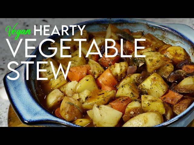 TASTY PLANT BASED VEGETABLE STEW 🍲 Hearty vegan recipe to warm your bones!