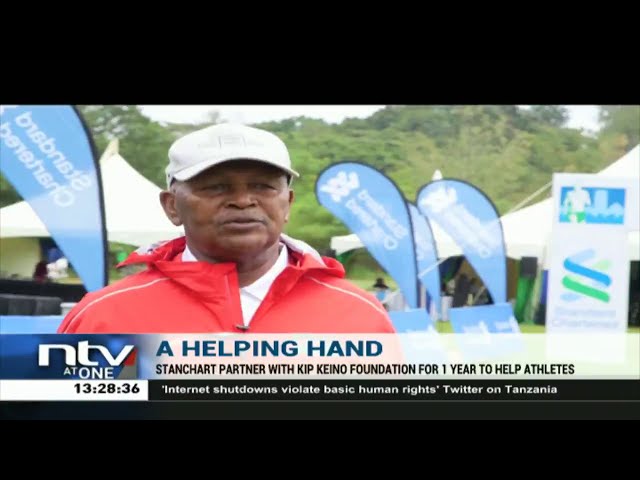 Standard Chartered Bank partners with Kip Keino Foundation to offer relief to athletes