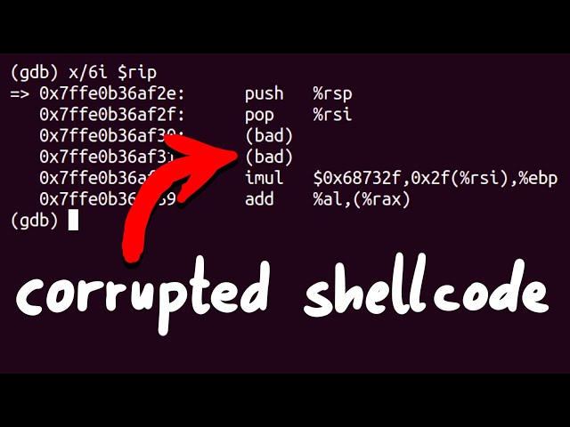 Exploit Dev Pitfall Corrupted Shellcode