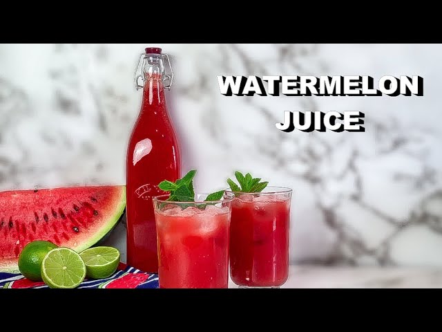 How to make watermelon Juice in a blender