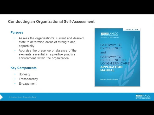 Electronic Organizational Self Assessment Demonstration | Pathway to Excellence | ANCC