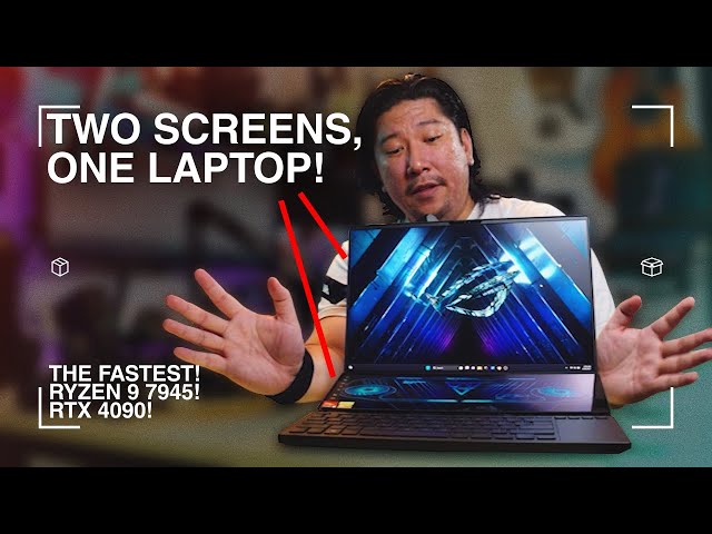 Two screens! Ryzen 9 7945HX! RTX 4090! In a laptop! | ROG Zephyrus Duo 16 2023