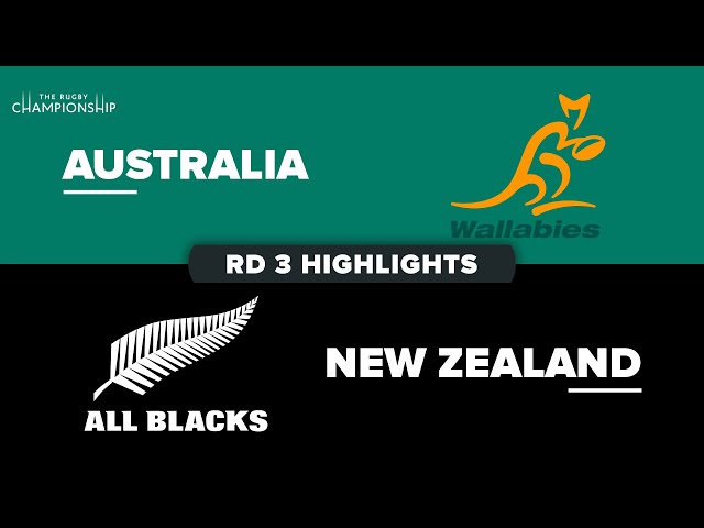 The Rugby Championship 2023 - Australia v New Zealand - Rd 3 Highlights