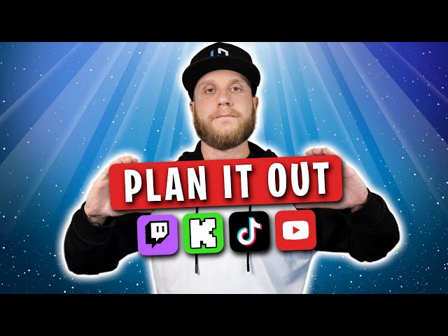 Become A Content Creator In 10 Days - Day 2 - Planning (YouTube, TikTok, Twitch, Kick)