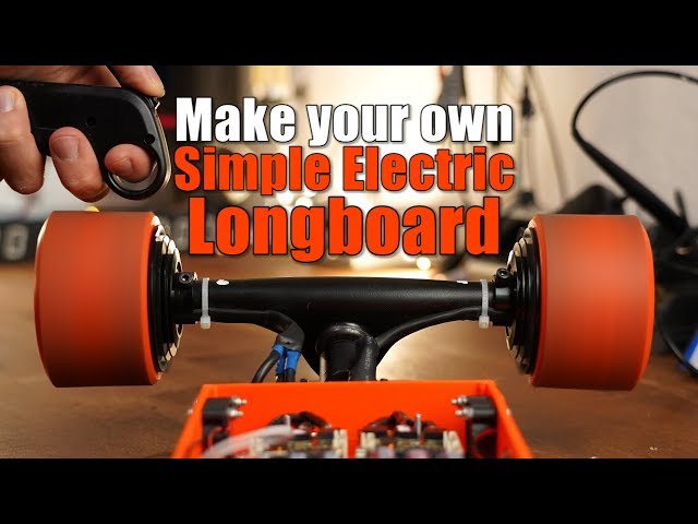 Make your own Simple yet Powerful Electric Motorized Longboard