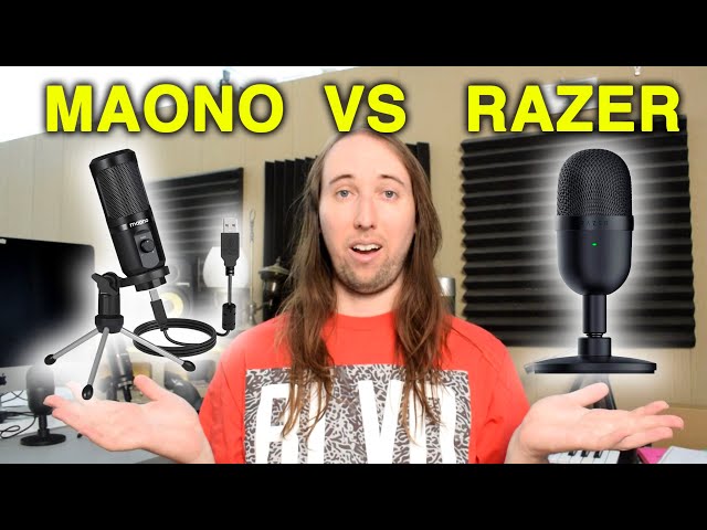 MAONO AU-PM461TR vs Razer Seiren Mini USB Condenser Microphone Review and Comparison