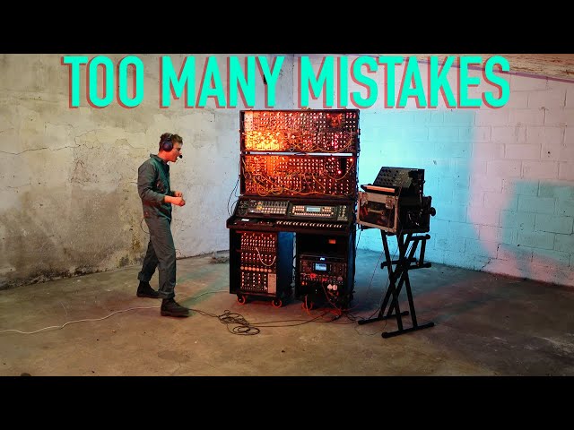 Live On Modular Synths TOO MANY MISTAKES. Look Mum No Computer