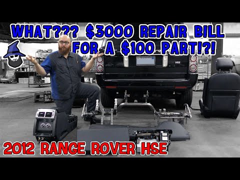 WHAT?!? $3000 repair bill for a $100 part? CAR WIZARD shows the mess this '12 Range Rover HSE is in